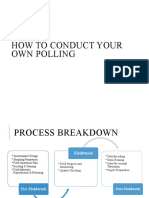 How To Conduct Your Own Polling