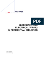 Suruhanjaya Tenaga guidelines for electrical wiring in residential buildings