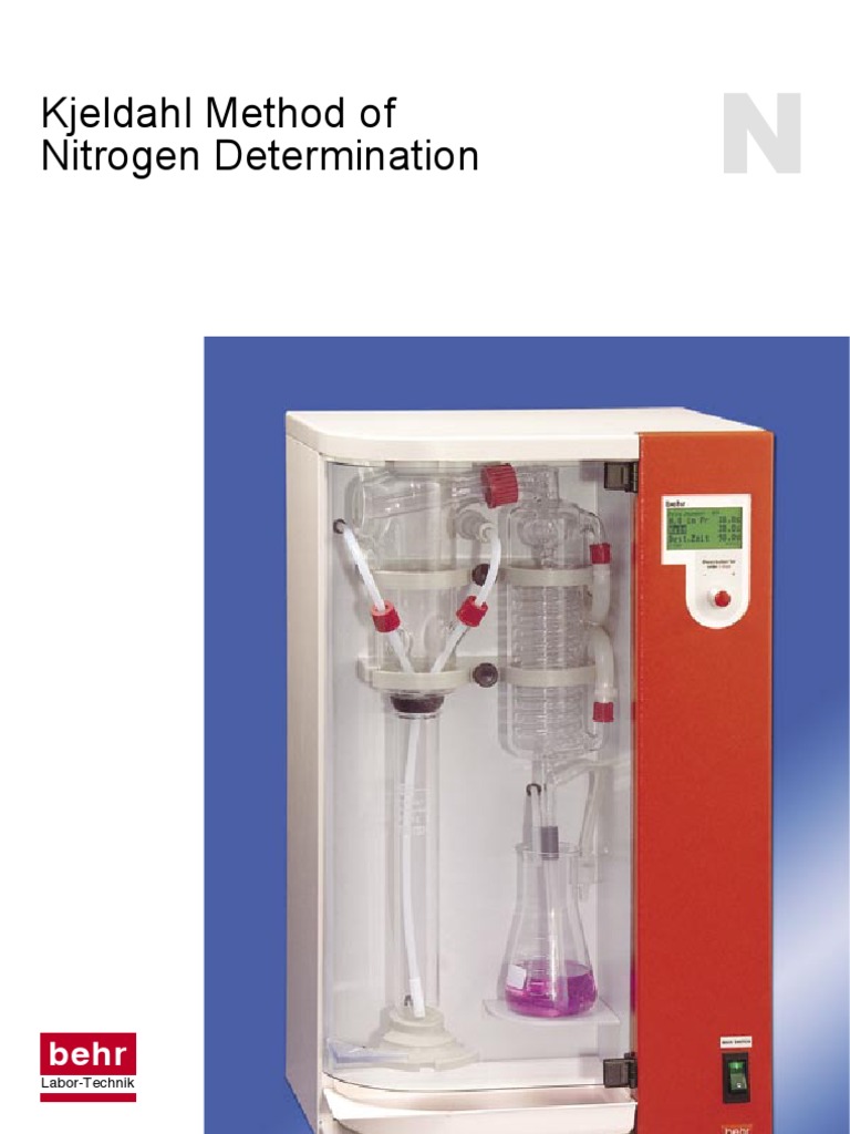 Kjeldahl Englisch PDF Titration Chemistry