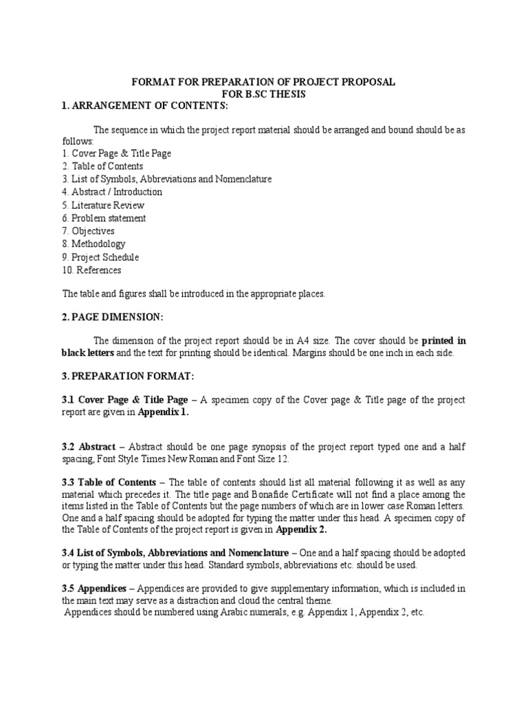 Project Proposal Format for B.Sc Thesis | PDF | Heat Transfer | Density