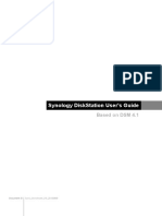 Synology Diskstation User'S Guide: Based On DSM 4.1