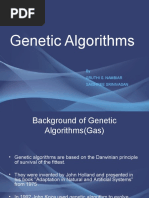 Genetic Algorithms: by Sruthi S. Nambiar Saishree Srinivasan