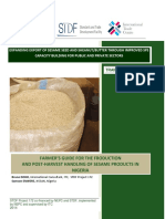 Farmer'S Guide For The Froduction and Post-Harvest Handling of Sesame Products in Nigeria