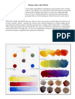 Color Mixing and Primary Color Wheels PDF