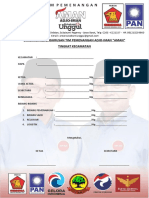 Form Tim Pemenangan Tingkat Kecamatan PDF