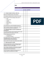Checklist 1: Feasibility Stage Audit: 11.2 Detailed Checklists