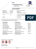 Safety Data Sheet: (Helaian Data Keselamatan) P521-9001 Revision No: 1