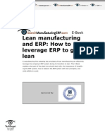 Lean Manufacturing and ERP: How To Leverage ERP To Get Lean: E-Book