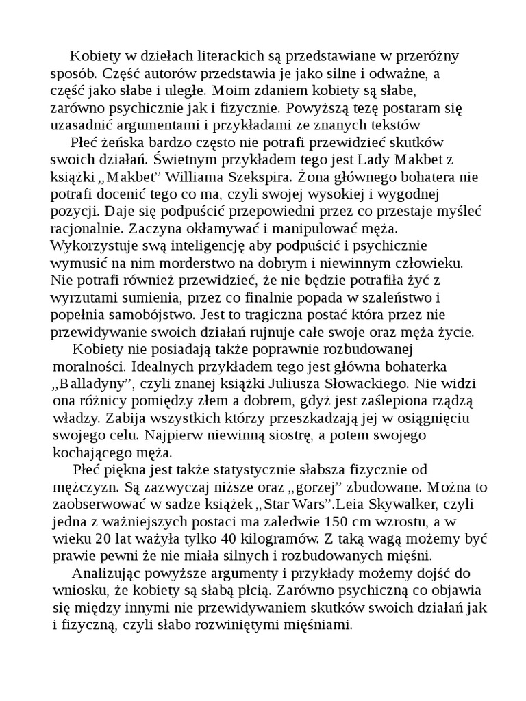 Czy Lady Makbet Jest Postacią Tragiczną