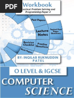 2 Problem Solving and Programming Workbook by Inqilab Patel PDF