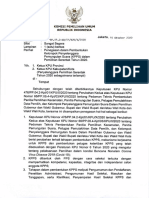 SD 901 Penegasan Pembentukan KPPS Pemilihan 2020