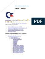 Ga01 Genetic Algorithm Library