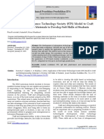 Application of The Science Technology Society (STS) Model To Craft and Entrepreneurship Materials To Develop Soft Skills of Students