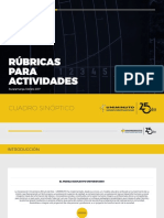 Rúbricas 3 - Cuadro Sinóptico