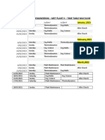 Time Table MET II