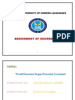 Assignment of Geography: National University of Modern Languages