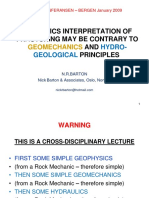 2009.N. Barton. Geophysics Interpretation Contrary To Basic Principles. Winter Conf., Bergen