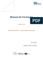 Organização e produção de uma pastelaria