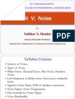 Unit V: Noise: Vaibhav S. Hendre