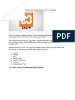 Instal Xampp Di Komputer Windows OS Sebagai Webserver Portal Desa Digital