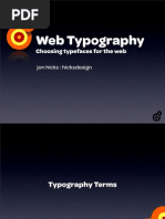 Web Typography