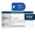 Manuale d'uso per l'inserimento dei rapporti tecnici nel repository OA@INAF