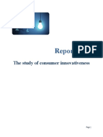 Report On-: The Study of Consumer Innovativeness