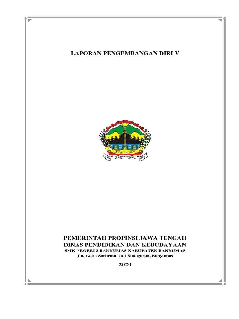 Laporan Pengembangan Diri Guru SMK | PDF | Karier & Perkembangan