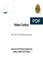 Pelton Turbine: ME 337 Fluid Mechanics Lab