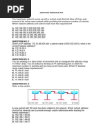 Questions Adressage Ipv4