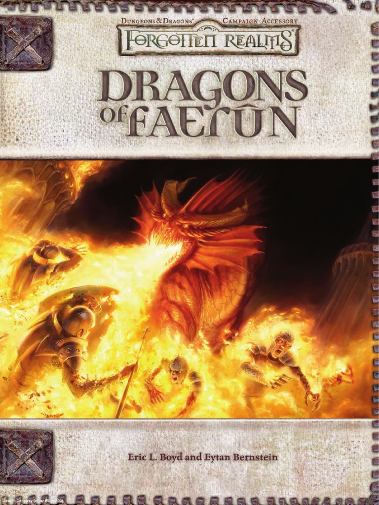 Dragons of Faerûn (3.5), PDF, Forgotten Realms
