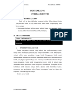 Pertemuan Ke-6 - Utilitas Industri PDF