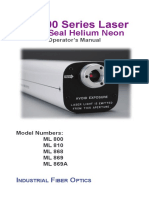 ML 800 Series Laser: Hard-Seal Helium Neon