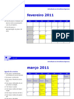 Calendário de Introdução ao Jornalismo Impresso de 2011