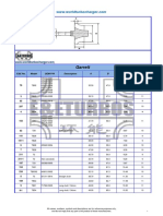 Garrett Turbochargers Specification Chart