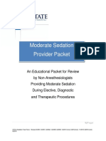 Moderate Sedation Provider Packet