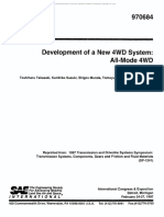 Development of A New 4WD System:: SAE Technical Paper Series