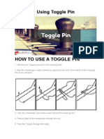 Using Toggle Pin