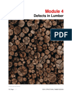 Defects in Lumber: 16 - Page Ce16: Structural Timber Design