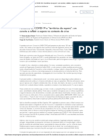 Pandemia de COVID-19 e "Territórios Da Espera" - Um Convite A Refletir A Espera No Contexto de Crise