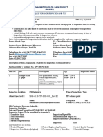 Ras Markaz Crude Oil Park Project (PHASE1) : Request For Shop Inspection and Test