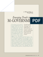 Silvana Trimi - Emerging Trends in M-Government PDF