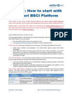 Annex 1 How To Start With BSCI Platform
