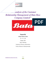 'An Analysis of The Customer Relationship Management of Bata Shoe Company Limited''