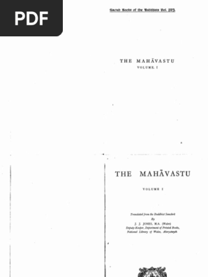 Mahavastu Vol One 1949 Eng Pdf Pdf Translations Pali