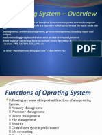 Operating System - Overview