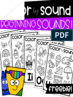 FREEBIEColorby Sound Beginning Sounds