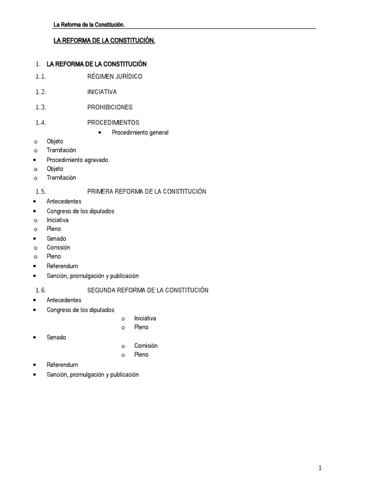 Reforma de la Constitución Española 1992 | PDF | España | Ley ...