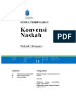 Modul 16 Konvensi Naskah