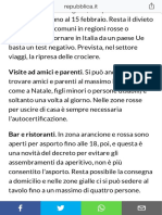 Entra in vigore il nuovo Dpcm, ecco cosa si può fare oggi 16 gennaio - la Repubblica